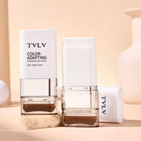 Nouveau Best-seller 2-en-1 Correcteur Effaceur TVLV, Base Double Connectée, Double Couleur Imperméable et Sans Fond de Teint Solide