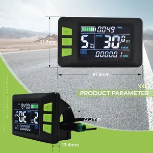 Ciclocomputador GPS para Patinete Eléctrico Fatbike, Accesorios para Patinete Eléctrico <span class=keywords><strong>Cycplus</strong></span>, Pantalla LCD, Velocímetro para Bicicleta - Product Image 2