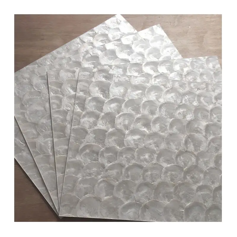 Fish scale shell mosaic tile pure white mother of pearl mosaico tile kitchen back splash wardrobe door panel oyster