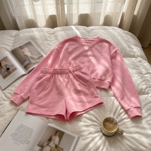 Conjunto Deportivo <span class=keywords><strong>de</strong></span> Verano para <span class=keywords><strong>Mujer</strong></span> <span class=keywords><strong>de</strong></span> Alta Calidad, con Logotipo <span class=keywords><strong>de</strong></span> Diseñador Famoso, Sudadera y Pantalones Cortos <span class=keywords><strong>de</strong></span> Algodón, Traje <span class=keywords><strong>de</strong></span> Dos Piezas para Hacer Ejercicio - Product Image 1