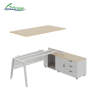 Escritorio Ejecutivo Moderno de Lujo en Forma de L de Hierro para Oficina de <span class=keywords><strong>Director</strong></span>/CEO - Uso <span class=keywords><strong>Comercial</strong></span> - Product Image 4