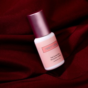 Colle liquide transparente Pinky Leem Pink Glue à faible humidité, adhésif rose clair, étiquette privée, colle imperméable pour extensions de cils, colle pour cils - Product Image 6