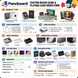 <span class=keywords><strong>Jeu</strong></span> de société de dextérité Fancboard Custom MARBLE MAZE |   Carton plié en quatre parties |   OEM/ODM - Product Image 4