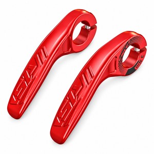 Embouts de guidon de vélo en fibre de verre légers, ergonomiques, pour <span class=keywords><strong>VTT</strong></span>, avec poignées de repose-intégrées et embouts de guidon en forme de corne - Product Image 3