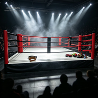 Anneau de boxe MMA soudé intégral en gros, cadre robuste, pour la construction d'installations sportives