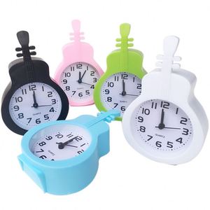 Hot Selling Korean Style Creative Guitar Shaped Children Student Alarm Clock - Product Image 1