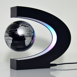 China Manufacturing C-shaped Levitating <strong>World</strong> Map <strong>Globe</strong>, Magnetic Levitating Earth Led <strong>Light</strong> Function - Product Image 2