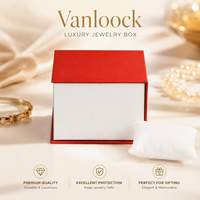 Boîte cadeau de luxe pour bracelet, boîte à montre personnalisée, emballage de bijoux haut de gamme rouge et blanc avec insert coussin OEM ODM
