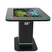 HDFocus Coin Distributeur Kiosque Bar Table avec écran tactile LCD Affichage publicitaire Table de jeu debout Signalisation numérique