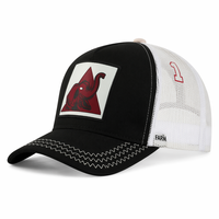 Gorra Trucker Personalizada con Parche de Elefante, Gorra Deportiva con Malla Trasera y Cierre a Presión, Número de Jersey, Estilo Béisbol Vintage Universitario, Venta al por Mayor