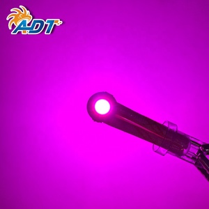 ADT แท่นใสแบบใส่ได้ T10 194 # หลอดไฟ LED 555 2Leds 5050SMD สำหรับเครื่องพินบอล 6.3 โวลต์ แบบยืดหยุ่น 360 องศา สีม่วงอ่อน - Product Image 2