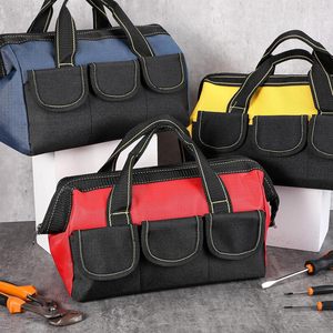 Sac à outils pour électricien et mécanicien, échantillon gratuit, avec poignée rigide, bandoulière et plusieurs poches, de bonne qualité - Product Image 6