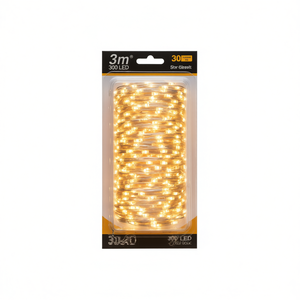 3m 300 Led <b>String</b> <b>Curtain</b> Light 3m Warm White Ip44 Waterproof For Garden Party Christmas New Year Decor - Product Image 1