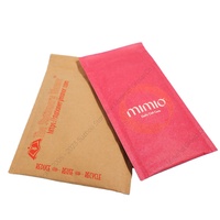 XCGS Sacs d'expédition en papier kraft rembourrés 100 % biodégradables avec logo personnalisé pour boucles d'oreilles, colliers, montres