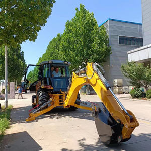 Barato retroexcavadora cargadora 4x4 retroexcavadora excavadora China pequeña mini retroexcavadora excavadora - Product Image 4