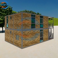 WinFair Sénégal – Maison modulaire préfabriquée à prix raisonnable, extensible, en conteneur, à deux étages, pour villas de villégiature / villas rurales / fermes