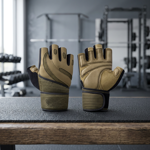 Gants de cyclisme avec sangle réglable à scratch, en cuir, unisexe, pour le sport et les activités de plein air - Product Image 3