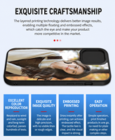 Imprimante UV DTF A4 pour cadeaux personnalisés, coques de téléphone, enseignes en acrylique, bois, verre, métal, impression de produits personnalisés