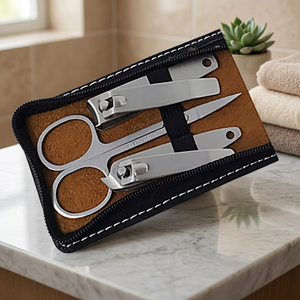 ASAP Professional Eco-Friendly Manicure <b>Pedicure</b> Kit 3 1 Nail Clipper Luxurious Stainless Steel <b>Set</b> for Infant Gift Box Packed - Product Image 2