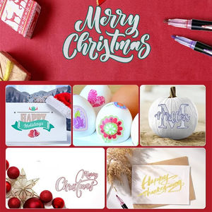 12 Farben/Set Marker-Stifte Textmarker Zurück zur Schule Zubehör für Konturen, Graffiti, Malerei, Zeichnen Kinder-Kunstzubehör Geschenk - Product Image 4