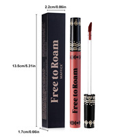 Rouge à lèvres liquide MAFFICK Free Roaming, longue tenue, anti-transfert, waterproof, coffret 4 couleurs MF360-A Mat