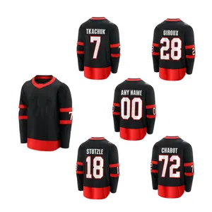 2024 New Wholesale Stitched Ice Hockey Jerseys Ottawa 7 Brady Tkachuk 28 Claude Giroux 12 DeBrincat 72 Chabot 18 Stutzle