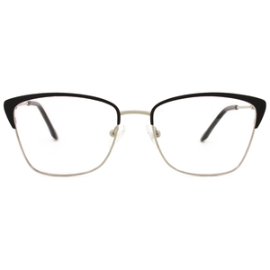<span class=keywords><strong>Occhiali</strong></span> da Vista Cat Eye Personalizzabili con Montatura in Metallo Colorato e Acciaio Inossidabile per Donne - Product Image 6