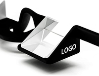 Logo personnalisé Classic Améliorer la robustesse et le confort Lunettes à prisme d'assurage Lunettes d'assurage noires pour l'escalade
