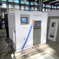 Fresadora de extremos de alta precisión CNC de 3 ejes controlada por PLC para ventanas y puertas de PVC/UPVC y aluminio