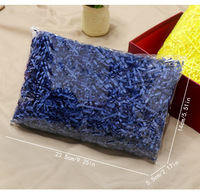 Papier froissé en vrac de 10 g, déchets de papier raphia ondulé pour emballage décoratif de boîtes cadeaux et bonbons, matériau de remplissage