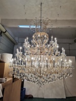 Lustre Maria Theresa, lampe vintage, luminaires suspendus en cristal
