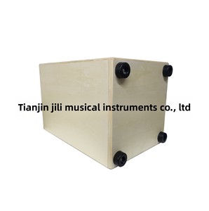 Carillon <span class=keywords><strong>Instrument</strong></span> de percussion pour enfants et adultes <span class=keywords><strong>Cajon</strong></span> en placage de bois avec tambour assis Design Beat Box Concept Drum Box - Product Image 5