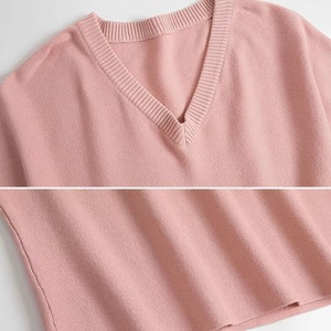 Maglione Pullover da Donna all'Ingrosso Personalizzato in <span class=keywords><strong>Cotone</strong></span> e Cachemire con <span class=keywords><strong>Scollo</strong></span> a <span class=keywords><strong>V</strong></span> e Maniche Lunghe, Maglia Invernale di Lana - Product Image 6