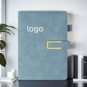 Custom A5 Size Hardbound PP Cover <b>Planner</b> Lined Notebooks Promotional PU with Magnetic Buckle Customizable Color Logo Printing - Product Image 2