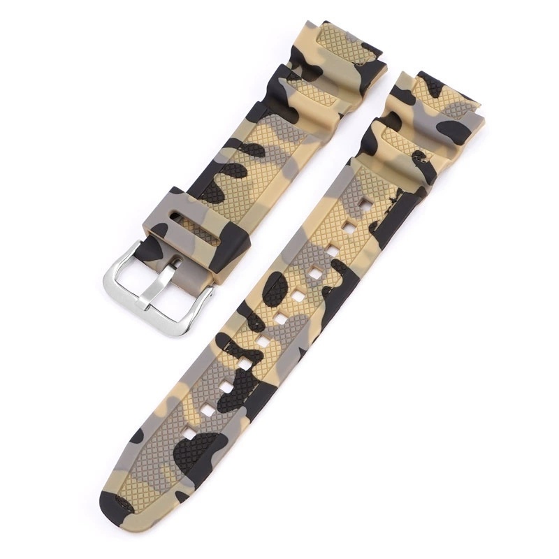 Yellow camouflage+silver buckle