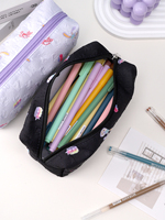 Étui à crayons fantaisie au design de lapin mignon, couleurs magnifiques, fournitures scolaires en polyester, cadeau, étui à crayons magnifiquement fabriqué