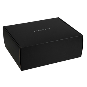 <span class=keywords><strong>Caja</strong></span> de Envío Negra Mate con Logotipo Personalizado del Fabricante <span class=keywords><strong>para</strong></span> Productos de Comercio Electrónico de Lujo - Product Image 4