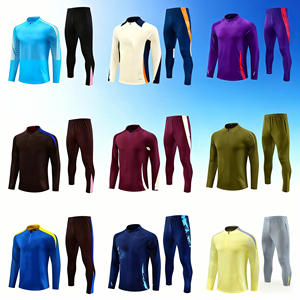 Nouveau <span class=keywords><strong>survêtement</strong></span> de football européen 2025 Tuta Da Calcio pour hommes, <span class=keywords><strong>survêtement</strong></span> de haute qualité, maillot de sport de football, ensembles de vestes - Product Image 3