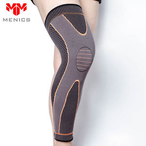 Pelindung Lutut Penyangga Lutut Elastis Bertekanan Bernapas Anti Selip Unisex Logo Dapat Disesuaikan Aksesoris Olahraga - Product Image 4