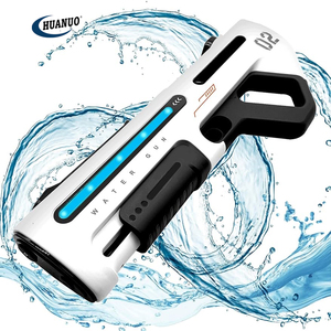 Pistola de Agua Grande, Manual, Automática y Eléctrica, Color Gris Plateado, Juguete de Piscina para Niños y Adultos, Novedad de Verano - Product Image 1