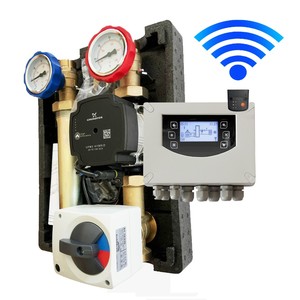 Groupe de pompage pour circuit de chauffage 3 phases avec contrôleur Wi-Fi pour PLC - Product Image 2