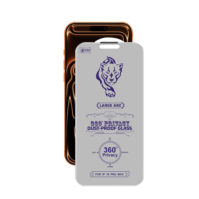 360° Privacy Screen Protectors Anti-Spy for iPhone 14 15 16 17 Pro Max  Crystal armor Screen Protector