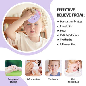 Nuevos productos 2024 Compresa fría y caliente reutilizable única Paquete de hielo para niños para lesiones - Product Image 2