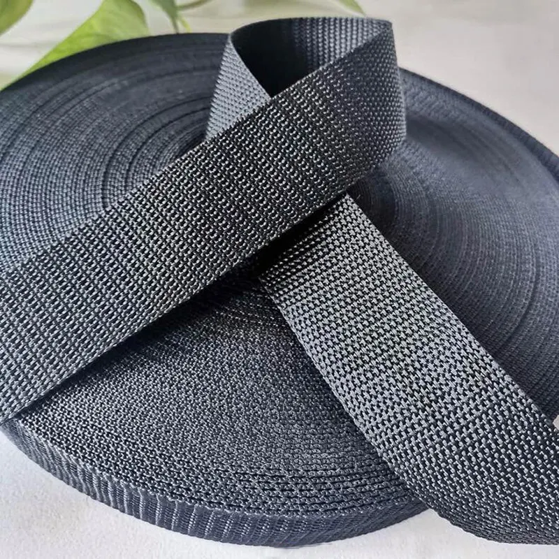 Factory Custom Solid Color Polyester PP Nylon Webbing Strap for Seat Belt Luggage Bag