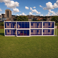 Notre maison modulaire préfabriquée à deux étages à assemblage rapide offre une longue durée de vie pour un bureau temporaire ou une résidence.