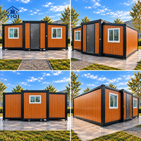 Maison à structure en acier à double aile de 10 pieds pour petits projets résidentiels