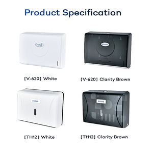 Distributeur d'essuie-mains pour toilettes publiques, peut contenir 200 feuilles, pour sécher les mains après le lavage - Product Image 6