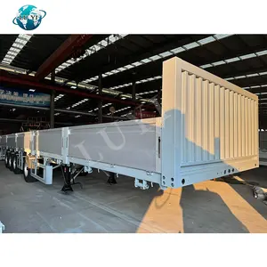 集装箱运输车4轴12.5m散装货物卡车拖车侧壁拖车