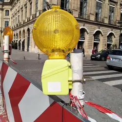 Hổ phách red led màu xây dựng trang web battery powered chướng ngại vật đèn cảnh báo - Product Image 5