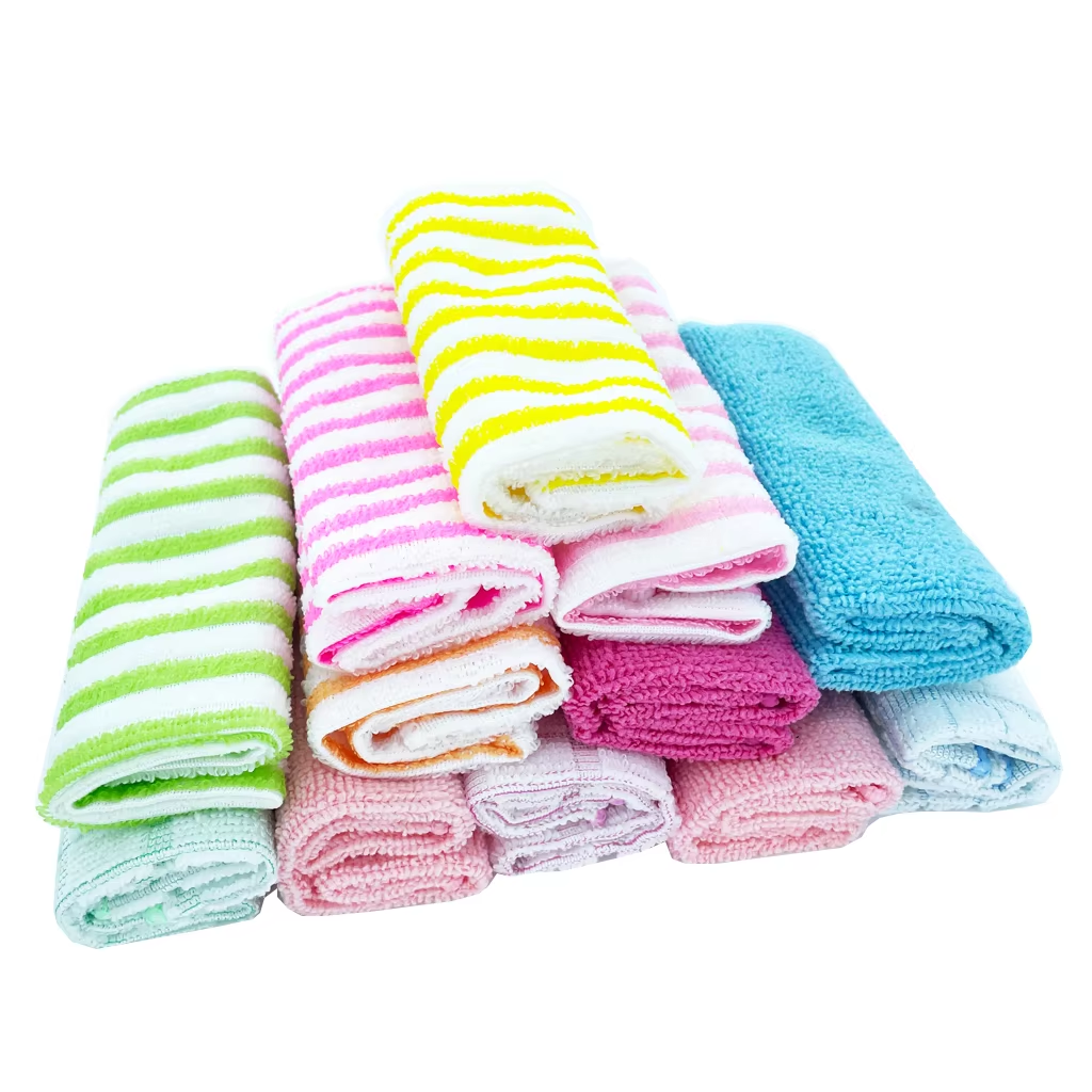 Wholesale Household Microfiber Kitchen Towel Dish Cloth Dust Cleaning Cloth